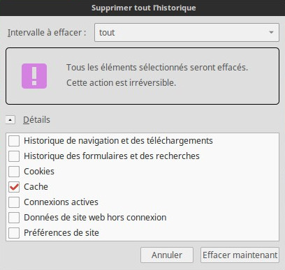 Options d’affichage